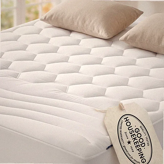 Bedsure Full Size Mattress Pad - Quilted Fitted Mattress Topper Protector wit...