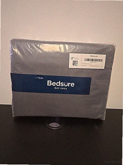 Bedsure Get Cozy Duvet Cover Set 90 x90 Queen Gray