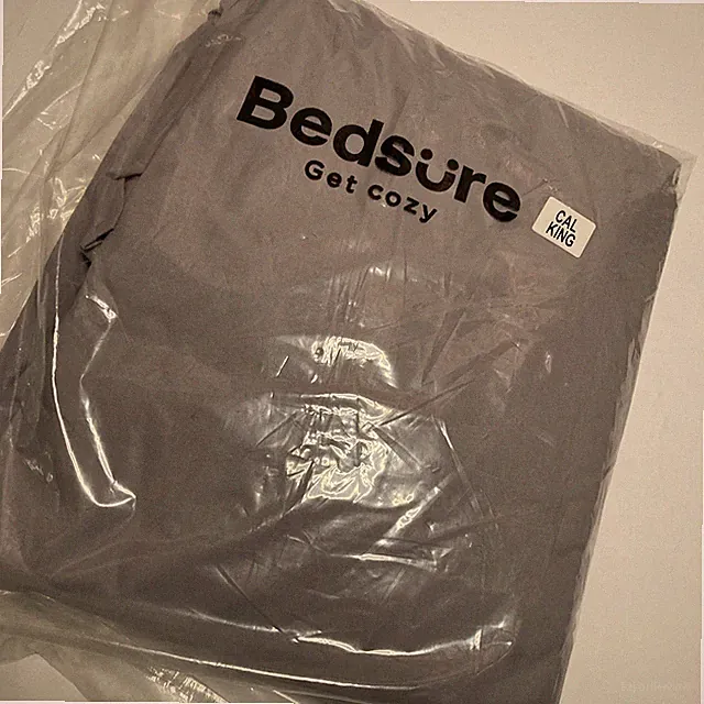 BEDSURE get cozy Sheets Set - 4 Pieces KING 100% polyester Gray