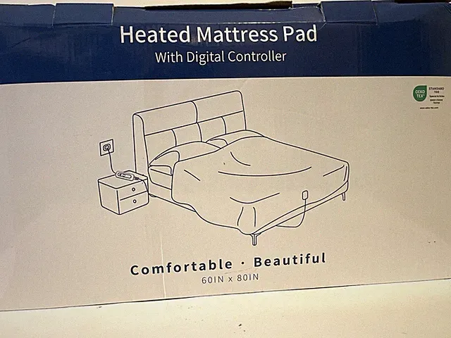 Bedsure Heated Mattress Pad Queen.