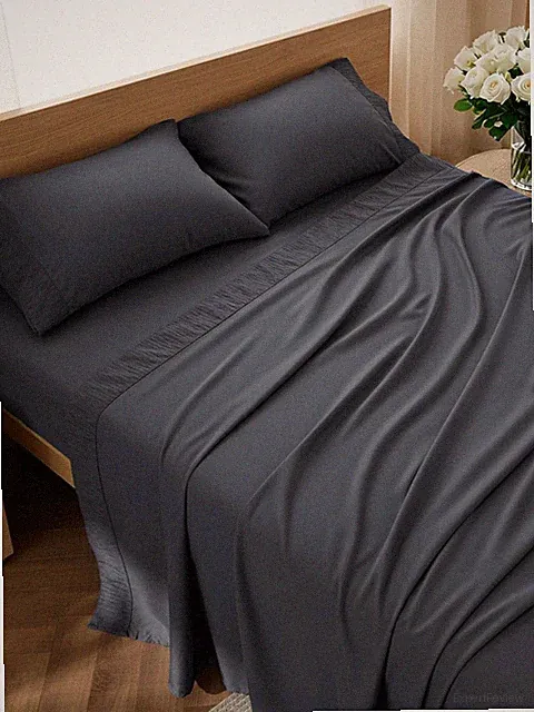 Bedsure Queen Sheet Set - 4 Pieces Soft Queen Size Sheets - Breathable & Cooling