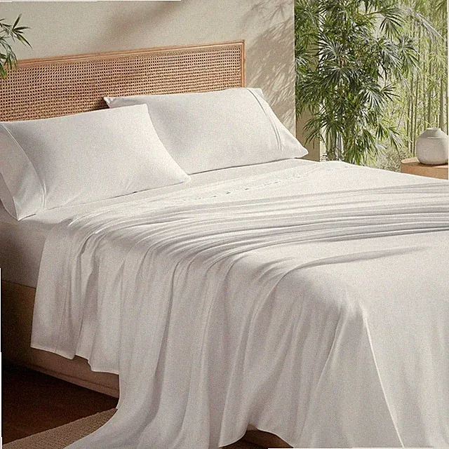 Bedsure Queen Sheet Set, Cooling Sheets for Queen Size Bed Set, Rayon Derived fr
