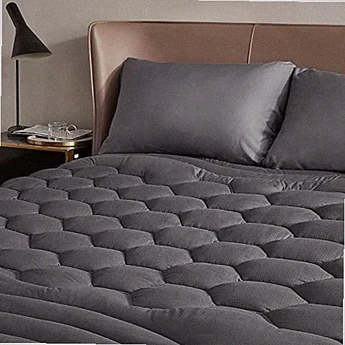 Bedsure Short Queen Mattress Pad Deep Pocket Pillow Top Mattress Topper Bedding