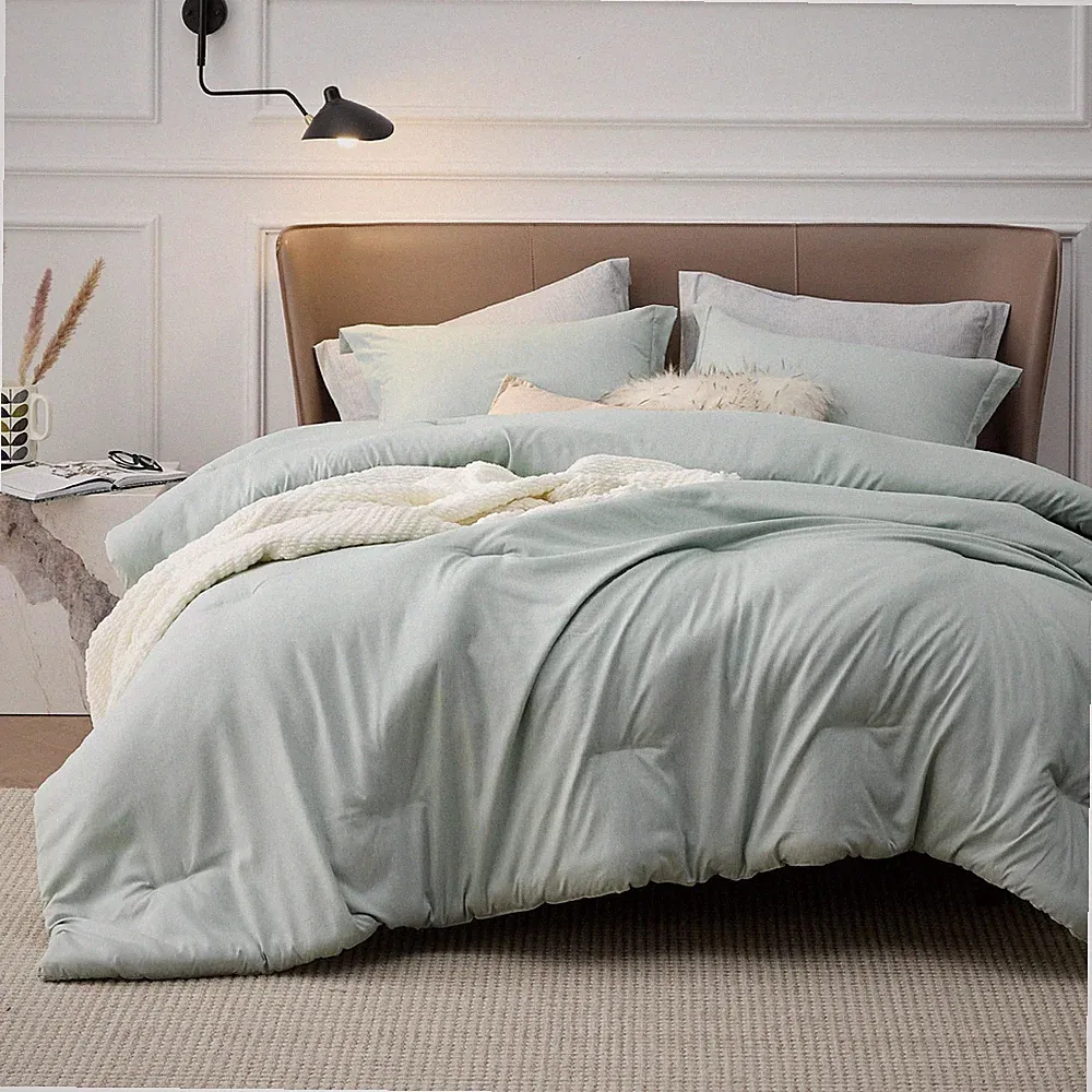 Bedsure Twin/Twin XL Comforter Set Dorm Bedding - Sage Green Twin Bedding Set...