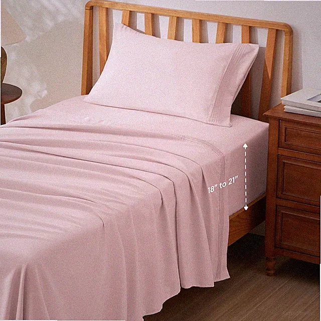 Bedsure Twin XL Sheets Dorm Bedding, GentleSoft Breathable Extra Long Twin Sh...