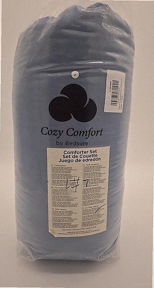 Cozy Comfort by Bedsure Full Size 7 pieces Diamond Pleat Color