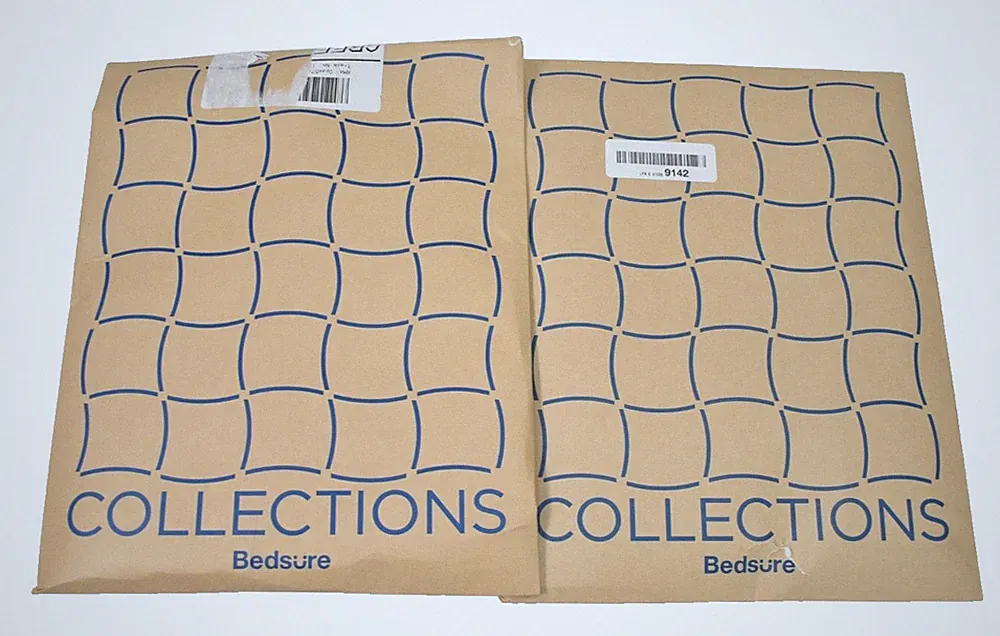 Lot of 2 Packs Bedsure Cooling Pillowcases King Size White 20" x 40" Bedding